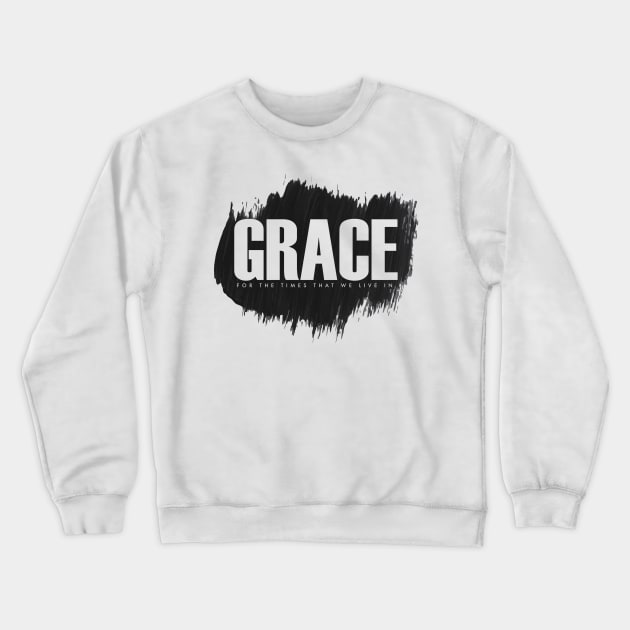 Grace - BLACK Crewneck Sweatshirt by Morg City